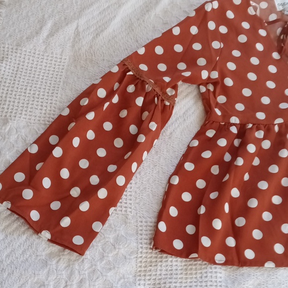 🚨Oscar-St Bell sleeved Fall Boho Top NWT - Picture 3 of 4